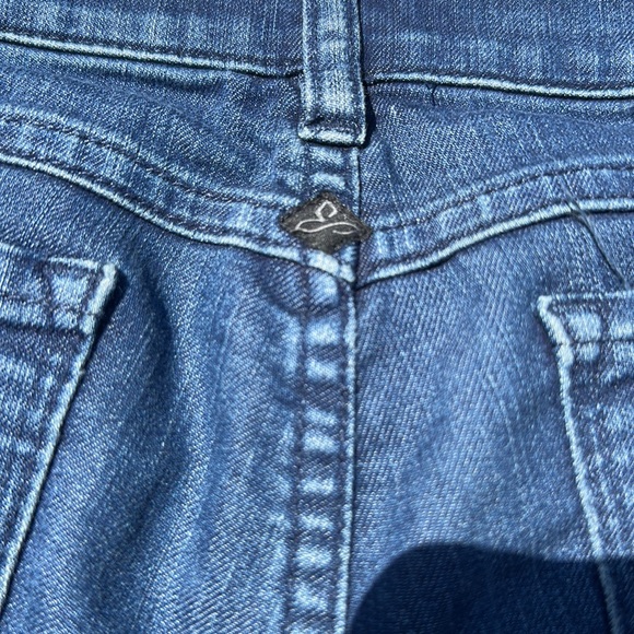 Prana Organic cotton blend Slim fit Stretch Short inseam Jeans Blue 0/25 - Picture 8 of 8